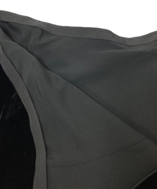 CLANE（クラネ）CLANE (クラネ) ベルベットスカート ブラックの古着・服飾アイテム