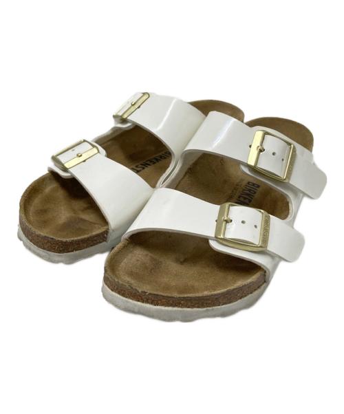 BIRKENSTOCK（ビルケンシュトック）BIRKENSTOCK (ビルケンシュトック) Arizona ホワイト サイズ:22.5㎝の古着・服飾アイテム