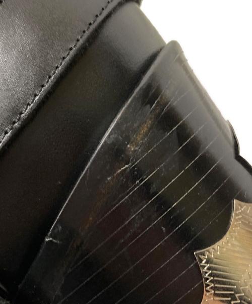 TOGA PULLA（トーガ プルラ）TOGA PULLA (トーガ プルラ) メタルロングウエスタンブーツ ブラック サイズ:37の古着・服飾アイテム