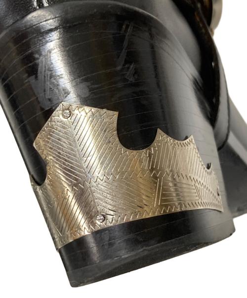 TOGA PULLA（トーガ プルラ）TOGA PULLA (トーガ プルラ) メタルロングウエスタンブーツ ブラック サイズ:37の古着・服飾アイテム