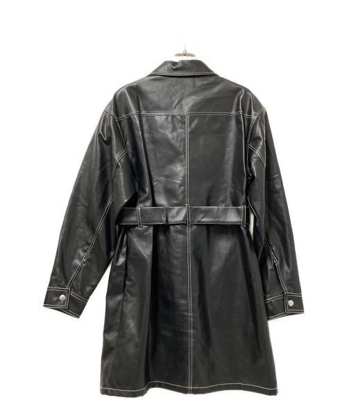 jouetie（ジュエティ）jouetie (ジュエティ) フェイクレザーミニワンピース ブラック サイズ:Mの古着・服飾アイテム