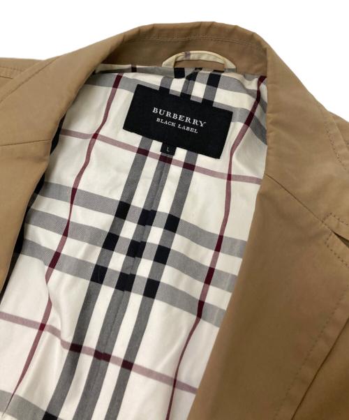 BURBERRY BLACK LABEL（バーバリーブラックレーベル）BURBERRY BLACK LABEL (バーバリーブラックレーベル) 2Bジャケット ベージュ サイズ:Lの古着・服飾アイテム
