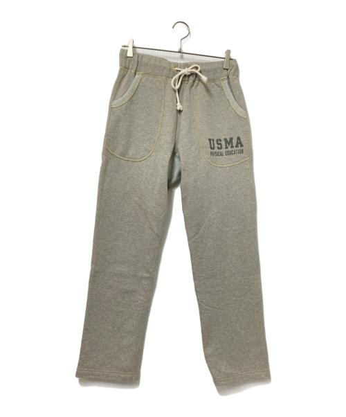 BONCOURA（ボンクラ）BONCOURA (ボンクラ) ‘USMA’Sweat Pants Organic Brown Cotton グレー サイズ:36の古着・服飾アイテム