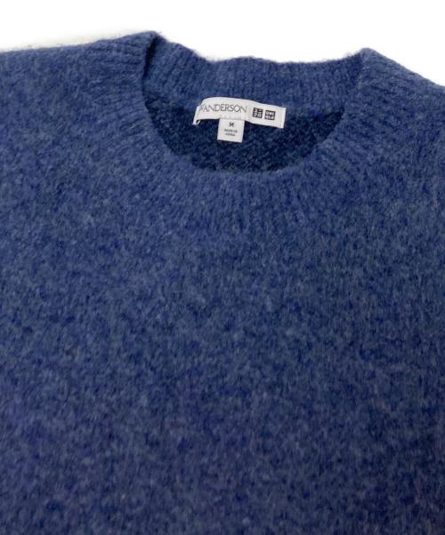 UNIQLO（ユニクロ）UNIQLO (ユニクロ) J&W DAWSON (ジェイアンドエムデヴィッドソン) スフレヤーングラデーションクルーネックセーター ネイビー サイズ:Mの古着・服飾アイテム