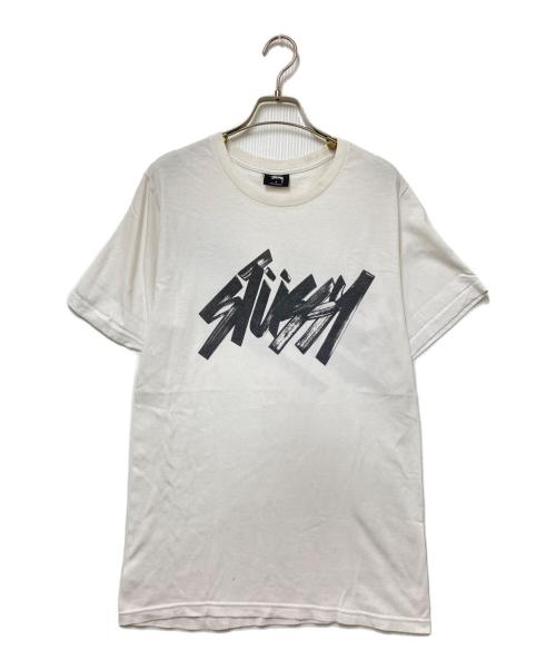 stussy（ステューシー）stussy (ステューシー) ロゴTシャツ ホワイト サイズ:Sの古着・服飾アイテム