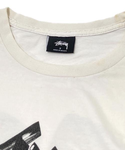 stussy（ステューシー）stussy (ステューシー) ロゴTシャツ ホワイト サイズ:Sの古着・服飾アイテム