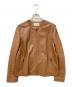 自由区（ジユウク）の古着「ラムレザージャケット」｜ブラウン