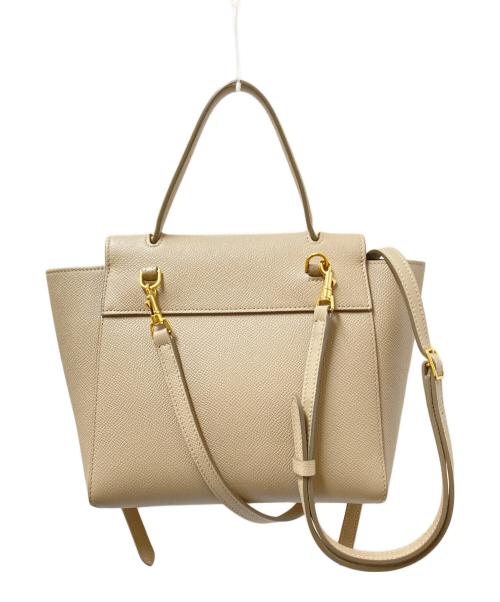 CELINE（セリーヌ）CELINE (セリーヌ) ベルトバッグ ナノ ライトトープ サイズ:下記参照の古着・服飾アイテム