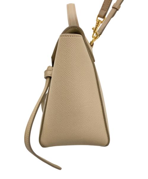 CELINE（セリーヌ）CELINE (セリーヌ) ベルトバッグ ナノ ライトトープ サイズ:下記参照の古着・服飾アイテム