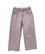 Desigualデシグアル）の古着「キュロットデニムパンツ」｜ピンク