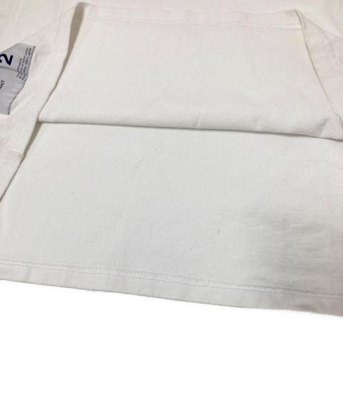 DESCENDANT（ディセンダント）DESCENDANT (ディセンダント) 刺繍Tシャツ ホワイト サイズ:2の古着・服飾アイテム