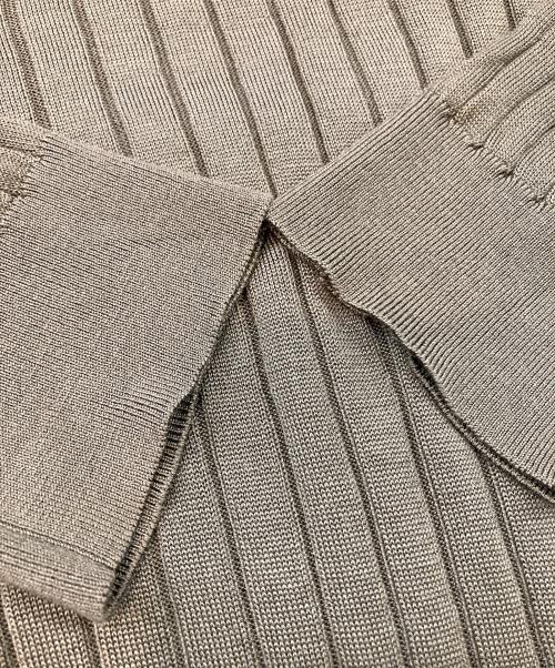 SLOANE（スローン）SLOANE (スローン) VERMEIL par iena (ヴェルメイユ パー イエナ) 5分丈シルクニット グリーン サイズ:2の古着・服飾アイテム