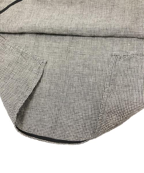 Noble（ノーブル）Noble (ノーブル) ドンゴロススキッパーシャツブラウス ホワイト×ブラック サイズ:下記参照の古着・服飾アイテム