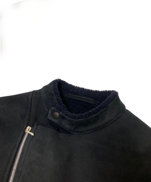 COMOLI（コモリ）COMOLI (コモリ) ムートンライダースジャケット ブラック サイズ:2の古着・服飾アイテム