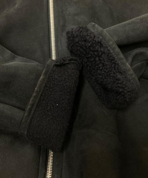 COMOLI（コモリ）COMOLI (コモリ) ムートンライダースジャケット ブラック サイズ:2の古着・服飾アイテム