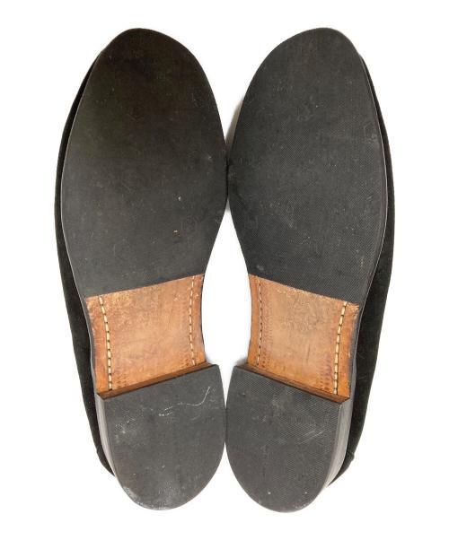 Alden（オールデン）Alden (オールデン) スウェードビットローファー ブラック サイズ:9 1/2 Dの古着・服飾アイテム