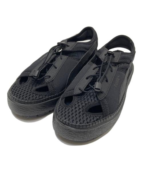 PUMA（プーマ）PUMA (プーマ) バスケット プラットフォーム トレース ライト ミュール ブラック サイズ:23.0cmの古着・服飾アイテム