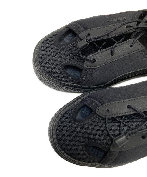 PUMA（プーマ）PUMA (プーマ) バスケット プラットフォーム トレース ライト ミュール ブラック サイズ:23.0cmの古着・服飾アイテム