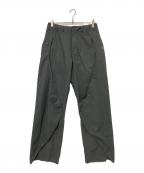 san san gearサンサンギア）の古着「LAYER PANTS CHARCOAL」｜グレー