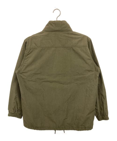 BROWN by 2-tacs（ブラウンバイツータックス）BROWN by 2-tacs (ブラウンバイツータックス) スタンドカラーコーチジャケット オリーブ サイズ:Sの古着・服飾アイテム
