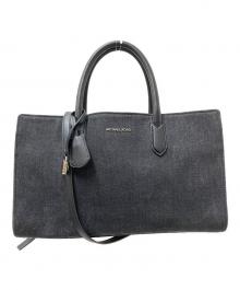 MICHAEL KORS（マイケル・コース）の古着「SCARLETT サッチェル ミディアム」｜インディゴ
