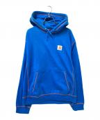 Carhartt WIP×AWAKE NYカーハート ワークインプログレス×アウェイク ニューヨーク）の古着「コラボパーカー」｜ブルー