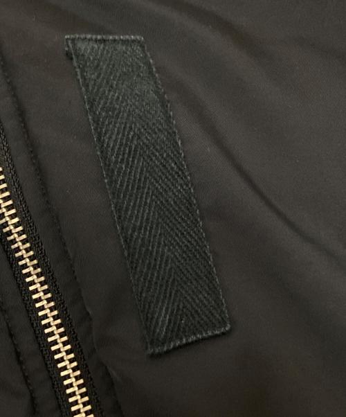 G.V.G.V（ジーヴィージーヴィー）G.V.G.V (ジーヴィージーヴィー) LACE UP MA-1 BLOUSON ブラック サイズ:34の古着・服飾アイテム