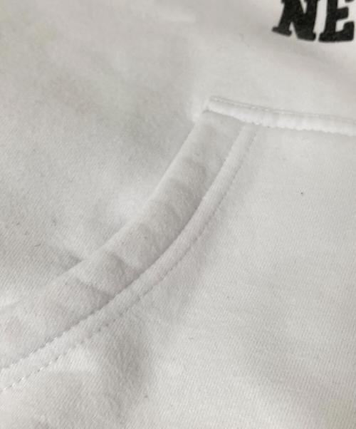 PARADISE NYC（パラダイス エヌワイシー）PARADISE NYC (パラダイス エヌワイシー) パーカー ホワイト×ブラック サイズ:Mの古着・服飾アイテム