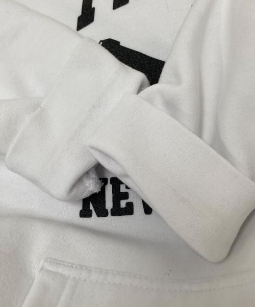 PARADISE NYC（パラダイス エヌワイシー）PARADISE NYC (パラダイス エヌワイシー) パーカー ホワイト×ブラック サイズ:Mの古着・服飾アイテム