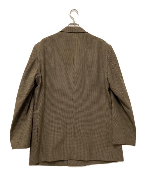 BEAUTY&YOUTH（ビューティーアンドユース）BEAUTY&YOUTH (ビューティーアンドユース) ガンクラブチェックダブルジャケット ブラウン サイズ:Mの古着・服飾アイテム