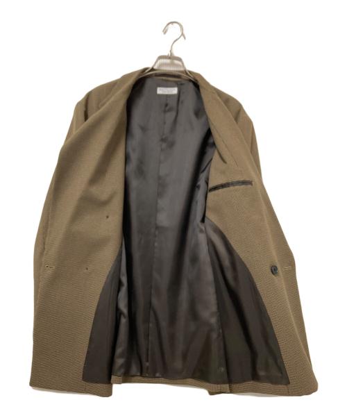 BEAUTY&YOUTH（ビューティーアンドユース）BEAUTY&YOUTH (ビューティーアンドユース) ガンクラブチェックダブルジャケット ブラウン サイズ:Mの古着・服飾アイテム