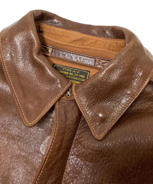 BUZZ RICKSON'S（バズリクソンズ）BUZZ RICKSON'S (バズリクソンズ) Type A-2レザージャケット ブラウン サイズ:38の古着・服飾アイテム