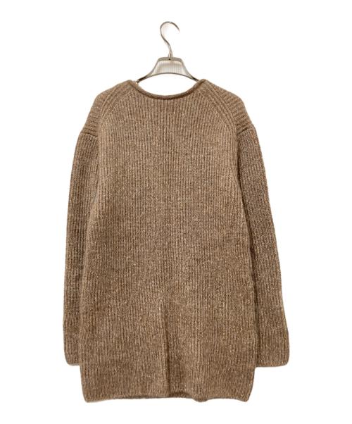 BACCA（バッカ）BACCA (バッカ) アルパカラメミックス ニットワンピース ベージュ サイズ:Sの古着・服飾アイテム