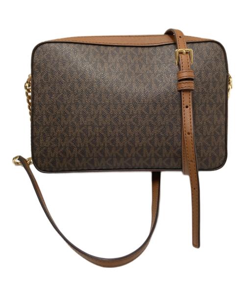 MICHAEL KORS（マイケル・コース）MICHAEL KORS (マイケル・コース) シグネチャーショルダーバッグ ブラウン サイズ:下記参照の古着・服飾アイテム