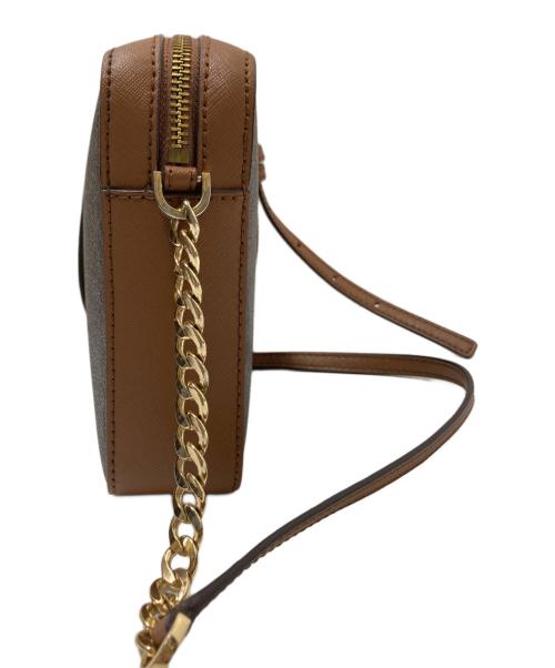 MICHAEL KORS（マイケル・コース）MICHAEL KORS (マイケル・コース) シグネチャーショルダーバッグ ブラウン サイズ:下記参照の古着・服飾アイテム