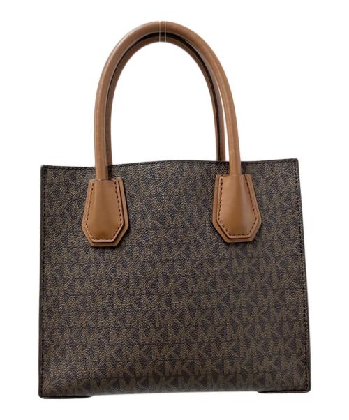 MICHAEL KORS（マイケル・コース）MICHAEL KORS (マイケル・コース) シグネチャーハンドバッグ ブラウン サイズ:下記参照の古着・服飾アイテム