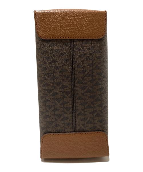MICHAEL KORS（マイケル・コース）MICHAEL KORS (マイケル・コース) シグネチャーハンドバッグ ブラウン サイズ:下記参照の古着・服飾アイテム