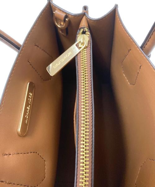 MICHAEL KORS（マイケル・コース）MICHAEL KORS (マイケル・コース) シグネチャーハンドバッグ ブラウン サイズ:下記参照の古着・服飾アイテム