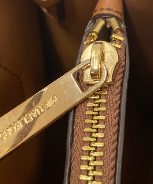 MICHAEL KORS（マイケル・コース）MICHAEL KORS (マイケル・コース) シグネチャーハンドバッグ ブラウン サイズ:下記参照の古着・服飾アイテム