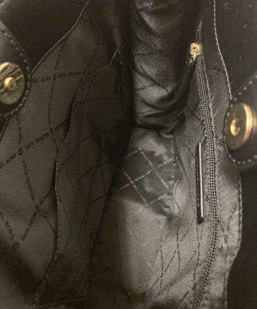 MICHAEL KORS（マイケル・コース）MICHAEL KORS (マイケル・コース) ハンドバッグ ブラック×ベージュ サイズ:下記参照の古着・服飾アイテム