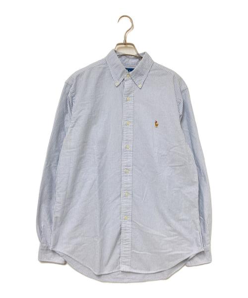 RALPH LAUREN（ラルフローレン）RALPH LAUREN (ラルフローレン) ストライプシャツ ブルー サイズ:Mの古着・服飾アイテム