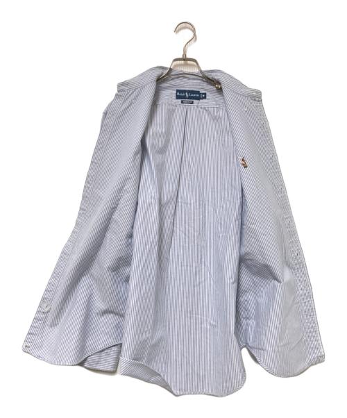 RALPH LAUREN（ラルフローレン）RALPH LAUREN (ラルフローレン) ストライプシャツ ブルー サイズ:Mの古着・服飾アイテム