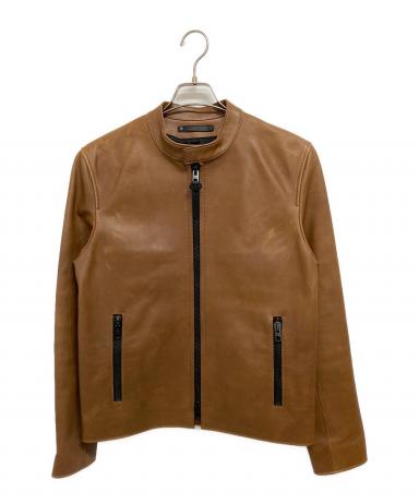中古・古着通販】COACH (コーチ) カウレザージャケット ブラウン