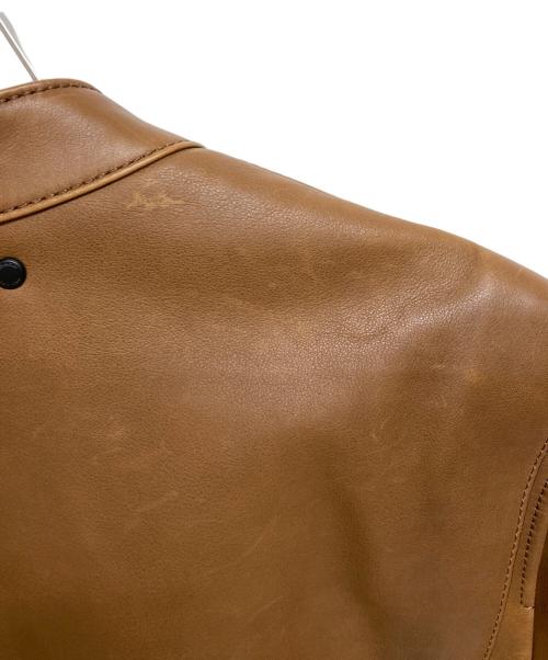 COACH（コーチ）COACH (コーチ) カウレザージャケット ブラウン サイズ:Sの古着・服飾アイテム