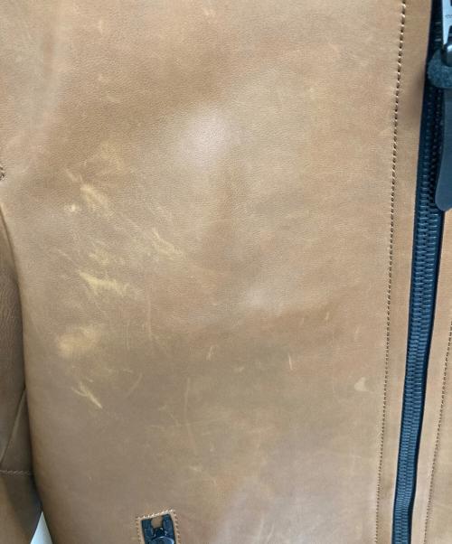 COACH（コーチ）COACH (コーチ) カウレザージャケット ブラウン サイズ:Sの古着・服飾アイテム