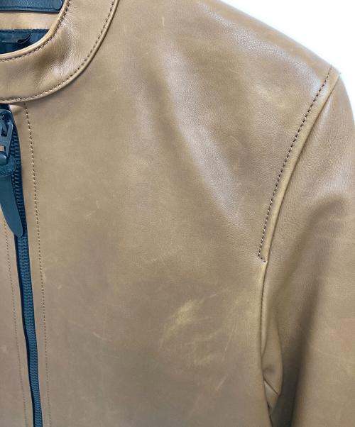 COACH（コーチ）COACH (コーチ) カウレザージャケット ブラウン サイズ:Sの古着・服飾アイテム