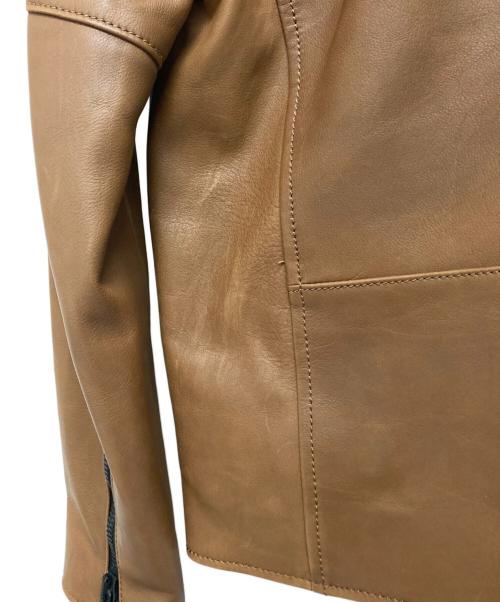 COACH（コーチ）COACH (コーチ) カウレザージャケット ブラウン サイズ:Sの古着・服飾アイテム