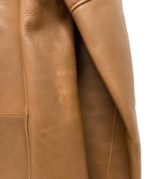 COACH（コーチ）COACH (コーチ) カウレザージャケット ブラウン サイズ:Sの古着・服飾アイテム