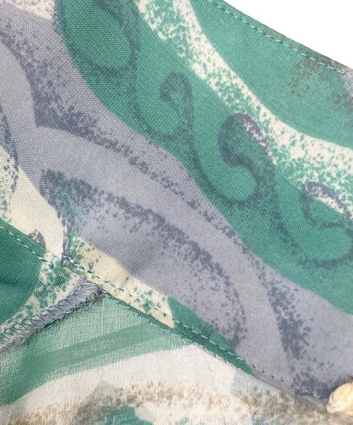 USED（ユーズド）USED (ユーズド) ヴィンテージシャツ グリーン×パープル サイズ:下記参照の古着・服飾アイテム