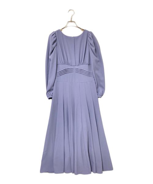 HER LIP TO（ハーリップトゥ）HER LIP TO (ハーリップトゥ) 長袖ワンピース ブルー サイズ:Sの古着・服飾アイテム